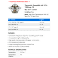 thumbnail image 2 of Thermostat - Compatible with 1974 - 1988 Jeep J10 1975 1976 1977 1978 1979 1980 1981 1982 1983 1984 1985 1986 1987, 2 of 2