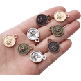 thumbnail image 7 of 60pcs Crown Pendant Charm Alloy Round Crown Charms Beads King Charms Craft Supplies for DIY Necklace Bracelets Jewelry Pendant Making,4 Colors, 7 of 7