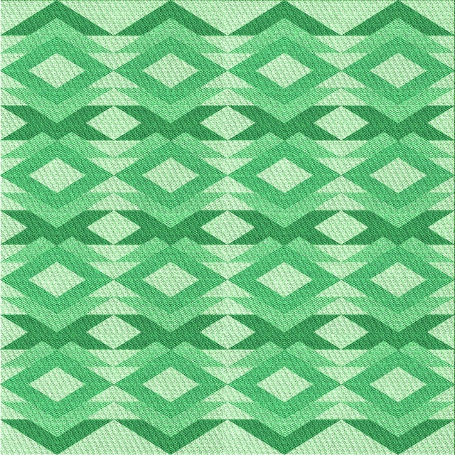 Ahgly Company Tapis d'Intérieur Lavable en Machine Carré Vert Jade Transitionnel, 5 Pieds Carré