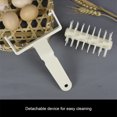 thumbnail image 4 of Decodeary Non-Stick Rolling Pin For Pizza Baking - Easy To Clean And Durable Dishwasher Safe Resistant Pie Needle Wheels medium size 1Set, 4 of 6