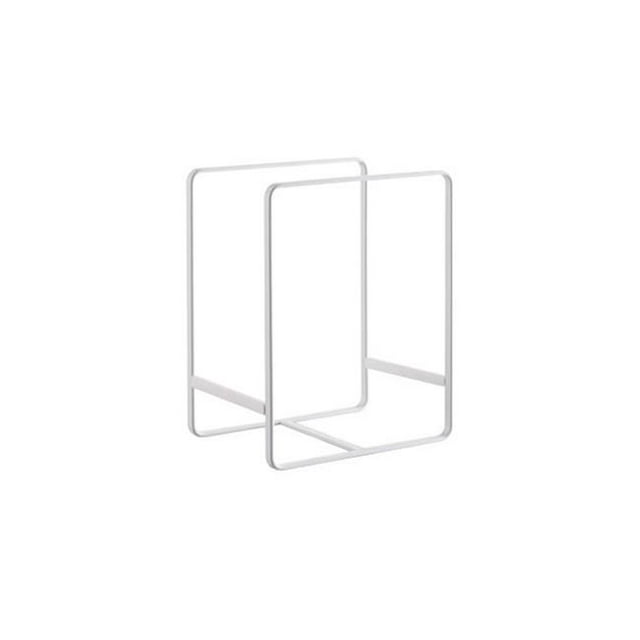 YAMAZAKI home 2268 6.3 x 4.5 in. Tower Dish Rack - Large, White