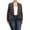 Charcoal, variant on Women's Casual Stretch Comfort Open Front Draped Blazer Jacket