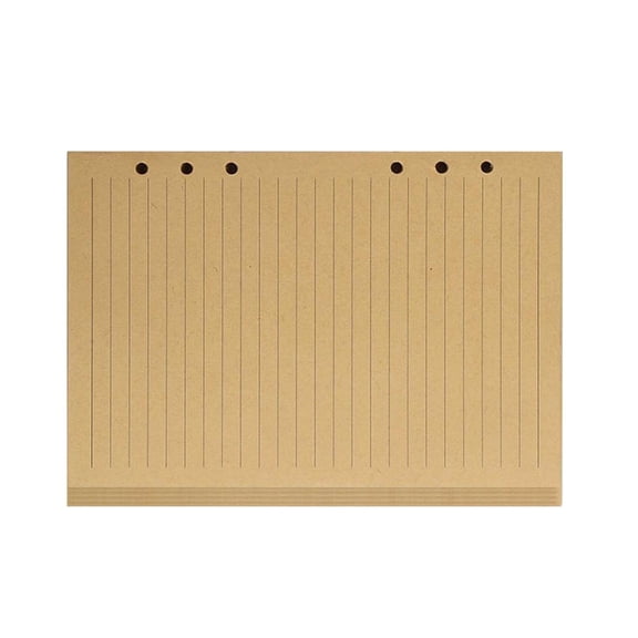 Yammee A 5 Filling Paper Refill Paper Replacement Sheets Lined Refillable Note Paper 6 Holes Refill Inserts for Notebook