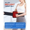 thumbnail image 2 of ALLJOY Red Light Belt 120 Beads Red Light Device with 660nm Red Light & 850nm Near Infrared Light, Comfort for Back, Shoulder, Waist Muscles, Ideal Gift for Women and Men, 2 of 8