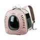thumbnail image 1 of Mochila transportadora para gatos, mochila para mascotas, jaula, bolsa para perros y gatos, cápsula espacial para caminar, uso al aire libre, viajar, rosa, 1 of 9