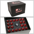 thumbnail image 6 of J2 Engineering LN-T7-007-125-RD J2 Engineering 7075 -T6 Forged Aluminum M12 x 1.25 20Pcs 50mm Close -End Lug Nut w/ Socket Adapter Key ( Red ), 6 of 6