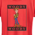 thumbnail image 2 of Toy Story 4 - Type Block Woody - Women's Short Sleeve Graphic T-Shirt, 2 of 5