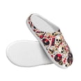 thumbnail image 3 of KLL Guitar Skull rock Pattern Adult Unisex Cozy Slippers,Fuzzy Slip-on Slippers TPR Sole Slippers Comfort Plush Home Footwear for Indoor & Outdoor-46/47, 3 of 7