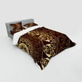 thumbnail image 3 of Ambesonne Mandala Bedding Set 3 Pcs, Vintage, Twin, Burgundy Yellow, 3 of 3