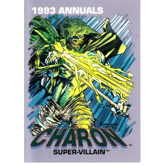 Marvel Annuals 1993 Charon Super-Villain promo card #6