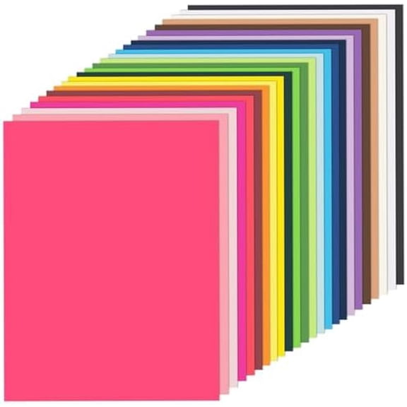 240 Sheets Colored Cardstock Paper 8.5 x 11" Assorted Colors Medium Thick Card Stock 180gsm/65lb Printable Holiday Cardstock for Scrapbooking, Card Making, Invitations, DIY Art Craft Supplies