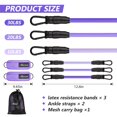 thumbnail image 5 of HPYGN Ankle Resistance Bands, Ankle Bands for Working Out with Cuffs, Resistance Bands for Leg Butt Training Workout Equipment, Ankle Strap with Exercise Bands, 5 of 9