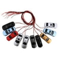 thumbnail image 1 of Model Car Train Set Of 10 Illuminated Model Car Trains With Led Lights For H0/Tt Scale (1 87 1 100 45X16X11Mm), 1 of 8