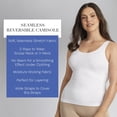 thumbnail image 4 of Camisa ELLEN TRACY, sin costuras, con capas reversibles, talla L, 4 of 6
