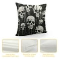 thumbnail image 4 of COMIO  Skull Pattern Pillow Covers Decorative Square Throw Pillow Covers Soft Couch Cushion Case Farmhouse Pillowcase for Home Sofa Bedroom Car, 4 of 5