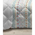 thumbnail image 3 of Moss Green Down Alternative Comforter, Simplicity of the Plant of Foliage Symbols Illustration Pastel Tones Print, Microfiber Quilt for All Season, 5 Sizes, Multicolor, by Ambesonne, 3 of 3