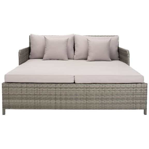 SAFAVIEH Cadeo Outdoor Patio Daybed, Grey