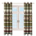 thumbnail image 4 of Bohemia Blackout Curtains Window Drapes Room Darkening Thermal Insulated Grommets Blackout Curtains, for Living, Dining, Bedroom,2 Panels, 4 of 6