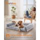 thumbnail image 2 of Cama para Perros, Cama para Mascotas, 122 x 85 x 24 cm, XXL Sofá para Perros Grandes, con Funda Lavable y Extraíble, Gris Ombré PGW234G01, 2 of 5