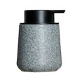 thumbnail image 3 of Dispensador de jabón, botella con bomba rellenable, dispensador manual de líquido, accesorio para encimera de baño, material PP, apto para cocina, bañ Gris oscuro, 3 of 8