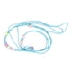 thumbnail image 1 of Correa para caminar de reptil, arnés ajustable de nailon flexible luminoso, cuerda de tracción de lagarto para tortuga lagarto azul, 1 of 5