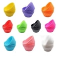thumbnail image 3 of Silicone Kitchen Reusable Baking Cups - Dishwasher Safe, BPA Free | Standard Size, Random Color, 3 of 5