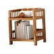thumbnail image 4 of Estante de baño de bambú, mesa de centro multiusos, armario de esquina para baño 35cmx30cmx50cm, 4 of 9