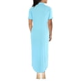 thumbnail image 3 of Aqua Swim Womens Button Front Long Cover-Up, 3 of 3
