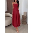 thumbnail image 3 of PRETTYGARDEN Cocktail Dresses for Women Spring Elegant Ruffle A Line Long Flowy Summer Formal Wedding Guest Maxi Dress, 3 of 7