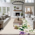 thumbnail image 4 of Area Rug 72×108in, St. Patrick's Day Shamrock Floral Floor Carpet Living Room Rug, Irish Plant Clovers Leaves Non-Slip Welcome Mat Indoor Rugs for Bedroom Dining Room, 4 of 9