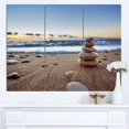 thumbnail image 2 of Design Art - Stones Balance on Sandy Beach, 2 of 4
