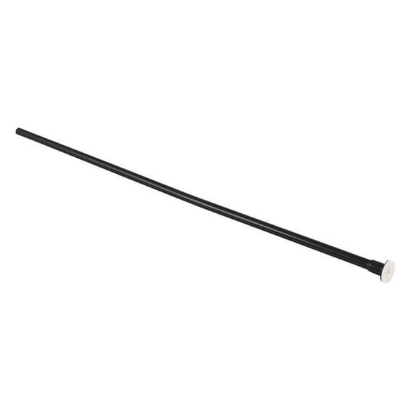 Complement 20 in. x 0.37 in. Dia. Flat Closet Supply, Matte Black