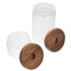 thumbnail image 1 of Home Storage 2Pcs Glass Sealed Jar for Grain Tea Food Containers, 1 of 3