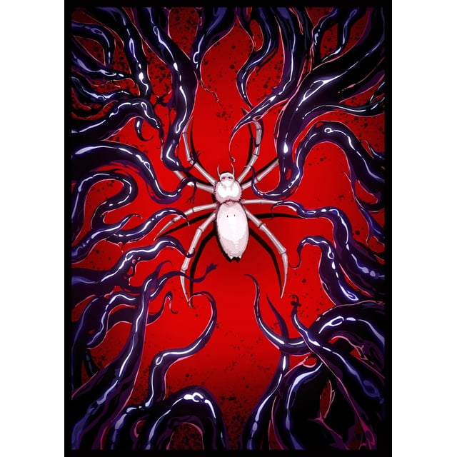 FUNinEDH MTG Card Sleeves - Spider - 100 CT EDH Commander Sleeves for Magic The Gathering