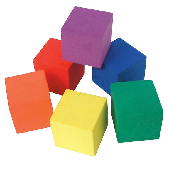 Foam Color Cubes by Teacher Created Resources