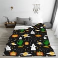 thumbnail image 6 of Throw Blanket for Couch Sofa and Bed, Halloween Super Soft Plush Throw Blanket, Fuzzy Cuteness Comfy Warm Washable Flannel Blanket & Throws for All Season, 6 of 7