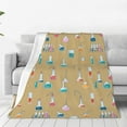 thumbnail image 4 of Cauagu Chemistry Class Pattern Flannel Bed Blankets,Fleece Blanket Comfortable Air Conditioning Blanket for Sofa Bed Travel Couch & Living Room -50"x40", 4 of 8