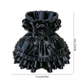 thumbnail image 3 of Princess Dress Desktop Storage Box - 4.3In Plastic Pen Holder, Cute Black Skirt Organizer for Makeup Brushes Pens, Kawaii Vanity Desk Decor Gift for Women and Teens, Desktop Organizing Decorations, 3 of 6