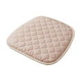 thumbnail image 4 of Oneshrt Square Chair Seat Cushion, Thickened Cotton Chair Seat Cushion, Rebounds Memory Foam Chair Cushion for Kitchen, Dining, Office or Car (Square - Beige, 17.72x16.93 in), 4 of 7