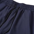 thumbnail image 6 of EOYWHK Mens Shorts Quick Dry with Pockets Elastic Waist Drawstring Sports Shorts for Men Soft Lightweight Breathable Casual Activewear Blue, Size XS, 6 of 8