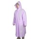 thumbnail image 5 of Capa impermeable con capucha, impermeable, ligera, de manga larga, de EVA. XL morado, 5 of 9