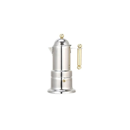 

Thinsont Stainless Steel Coffee Percolator Highly Polished Coffee Kettle For Home Office