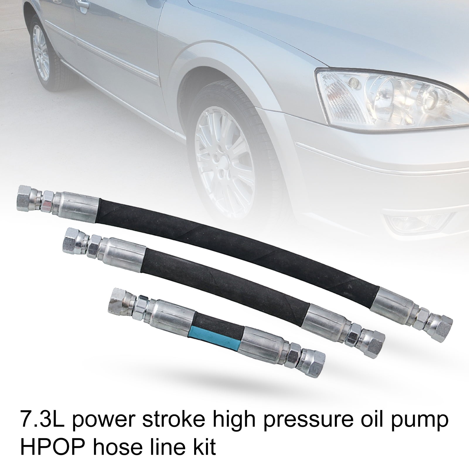 Farfi High Pressure Oil Pump Hoses Replacement Part Aluminium HPOP Oil