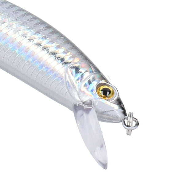 Fishing Lure Tackle, Hook Tip And Barb Vivid 3D Painting Eyes Quality  Plastic Fishing Lures Kit, River Ocean Boat Fishing For Man Woman Black 