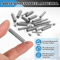 thumbnail image 3 of Uxcell Extension Spring, 2pcs Wire Diameter 0.03", OD 0.31", Free Length 4.7", Silver, 3 of 7