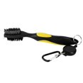 thumbnail image 2 of Cepillo limpio portátil ,  , dobles de Amarillo shamjiam Cepillo para palo de golf de doble cerda, 2 of 9