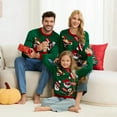 thumbnail image 2 of Family Matching Christmas Sweaters Knit Long Sleeve Crew Neck Pullover Xmas Holiday Knitwear, 2 of 6