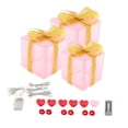 thumbnail image 1 of 3 cajas de regalo navideñas iluminadas con lazos Vistoso, 1 of 9