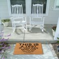 thumbnail image 6 of LMTODLFG Doormat Home Decor Welcome Mat Rubber Backing This is a Test If You Can Read This All The Way Down to Here Please Get Off My Porch Doormat for Entrance, 16x24inch, 6 of 6