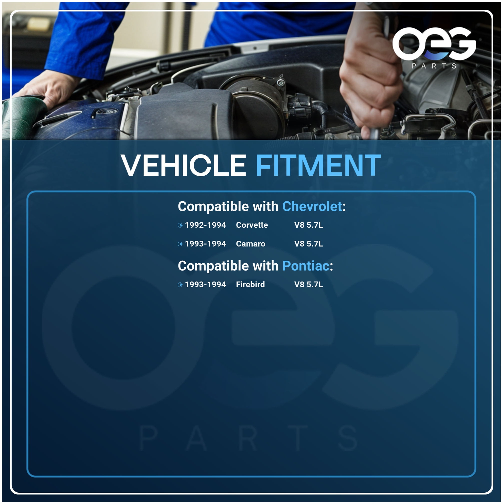 OEG Parts New Distributor Replacement For 1992 1993 1994 Optispark LT1 Chevy Camaro Caprice Corvette Impala & Pontiac Firebird 5.7 V8 350, Replaces GM 10457702, 1103947